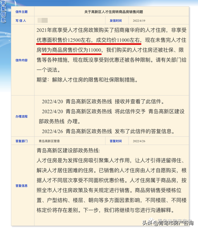 青岛申请人才房后悔了，申请人才房后悔了吗（买了人才公寓）