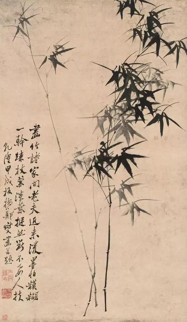 郑板桥兰竹图艺术鉴赏，扬州八怪之一郑板桥笔下兰花竹子
