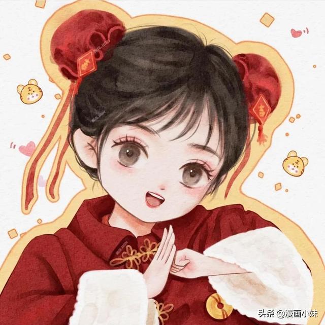 今年最火的闺蜜头像，最近超火闺蜜头像微信（2022新年喜庆好运的闺蜜头像来了）