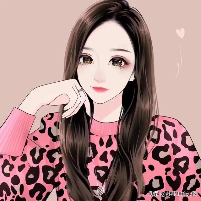 超仙气的卡通小姐姐，微信头像，超仙气的卡通小姐姐（优雅大方好看的女生动漫头像）