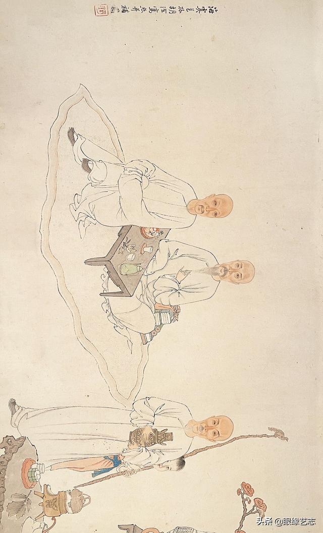 中国历史人物画像，中国历史人物画像大全（清代名家肖像画中的行乐图）