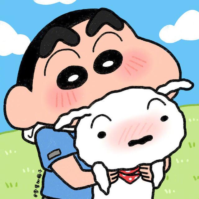 蜡笔小新的情侣头像，蜡笔小新可爱情侣头像微信（敲可爱の蜡笔小新系列情侣头像）