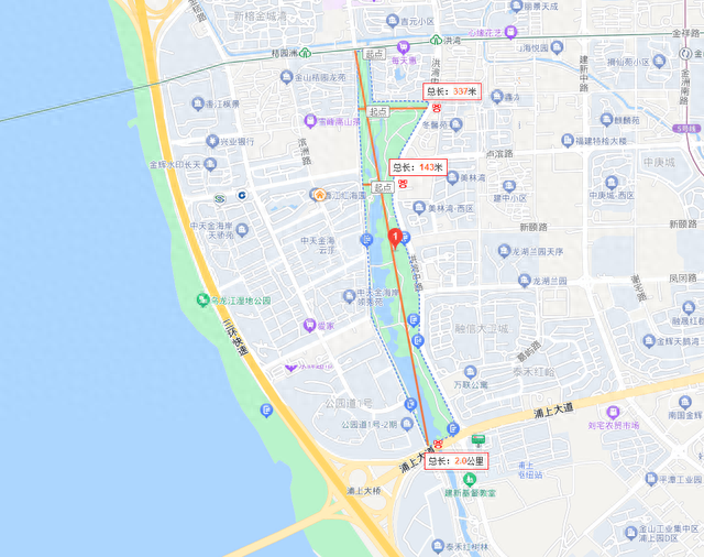 福州半日游之仓山四中桔园洲边上的金山公园（流花溪的上游）