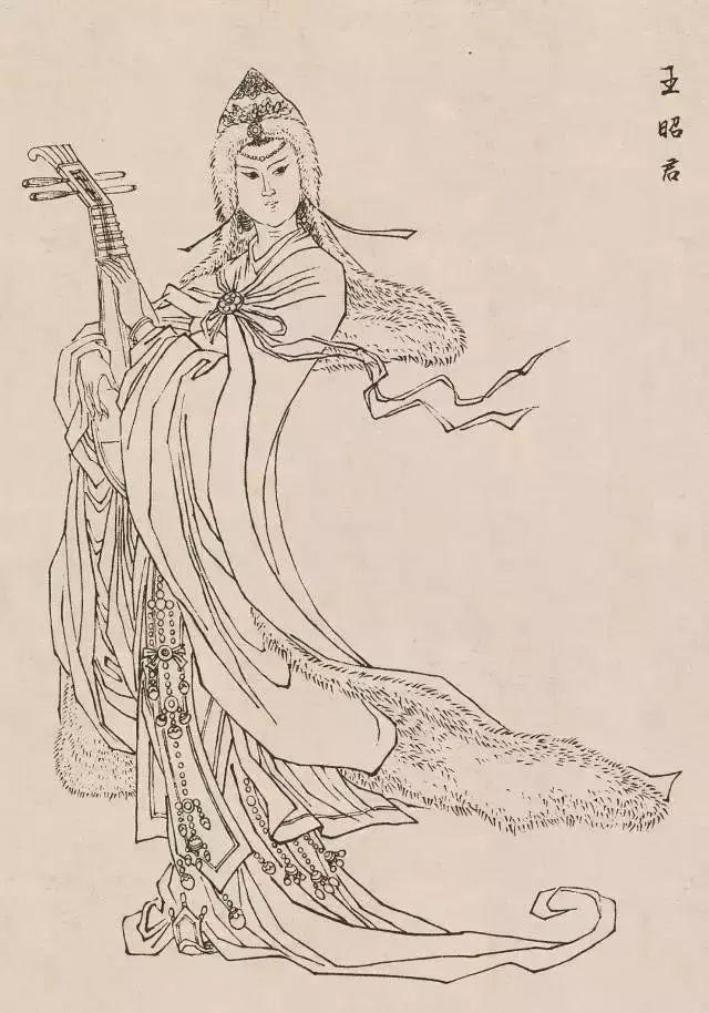 中国古代人物画，中国名画人物作品（中国古代人物白描画120幅欣赏）