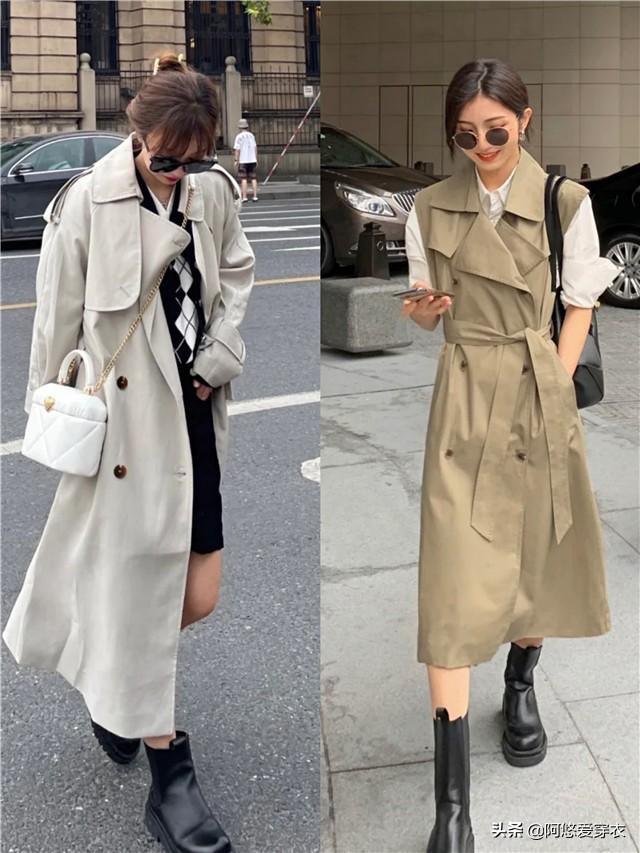 春季风衣的最佳搭配，这4种年轻又有女人味的搭配思路