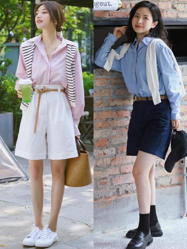 衬衣配什么外套，衬衫外面搭配什么外套（春夏选衬衫“要精不要多”）
