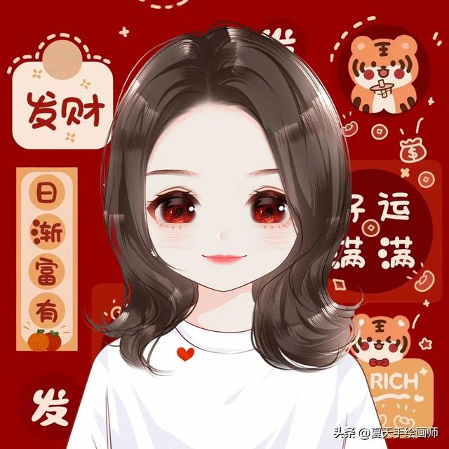 手绘微信头像，手绘头像（快来给自己换一款头像吧）