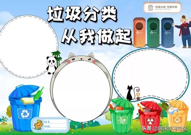 垃圾分类的手抄报怎么画，垃圾分类的手抄报怎么画 简单（垃圾分类<环保>手抄报集）