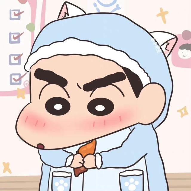 蜡笔小新的情侣头像，蜡笔小新可爱情侣头像微信（敲可爱の蜡笔小新系列情侣头像）