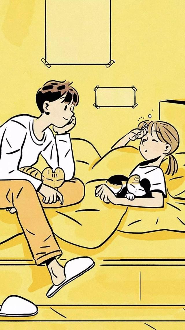 情侣动漫壁纸系，动漫情侣墙纸（，爱情本不公平，就看你觉得公不公平图片）