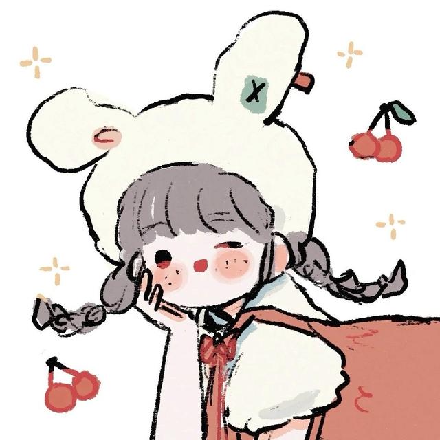 可爱卡通头像少女心，女生头像少女心可爱萌卡通（可爱卡通女生头像）