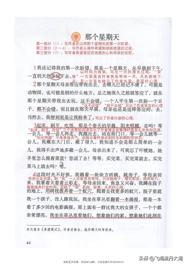 空空落落的意思，空空落落是什么意思（小学六年级下语文9课《那个星期天》课堂笔记、练习题及阅读题）
