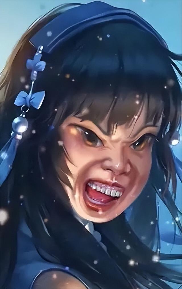 王者图，微信头像，王者图（爆笑五黑头像扭曲的嘴脸哈哈哈）