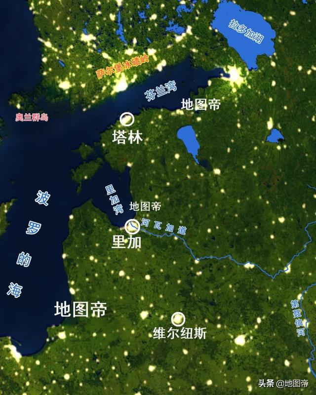 波罗的海三国地图，波罗的海三国旅游线路（波罗的海三国为何恨俄罗斯）
