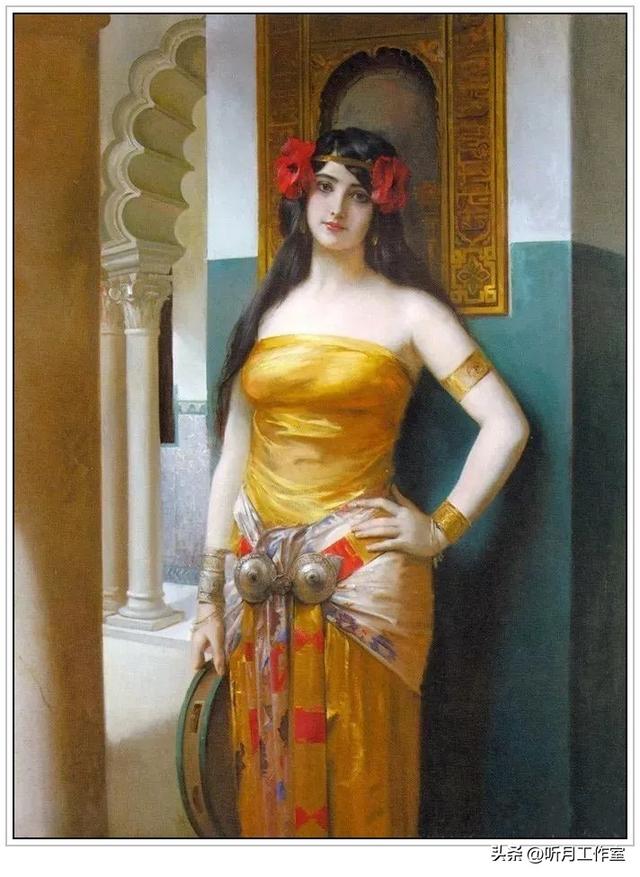 世界人物肖像名画，世界人物名画（十九世纪法国学院派著名画家科莫四十三幅传世世界名画赏析）