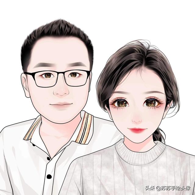 情头 情侣 双人 动漫 可爱，G甜到爆炸的动漫双人情头微信（幸福甜蜜的动漫情侣头像）
