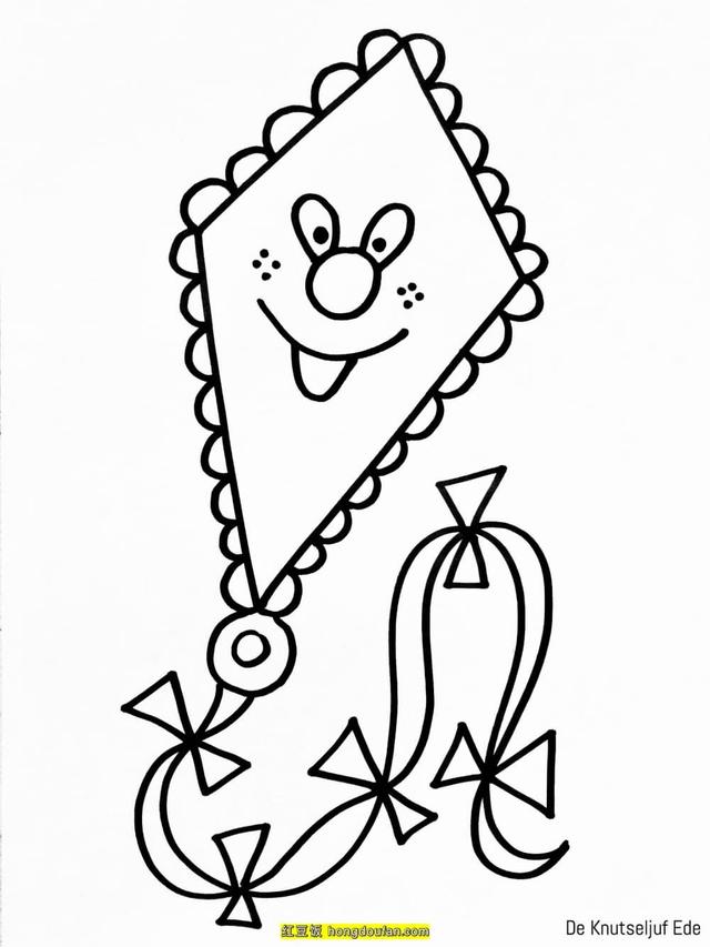 关于春天的简笔画，简笔画春天的画怎么画（春天一起去放风筝小学生简笔画）