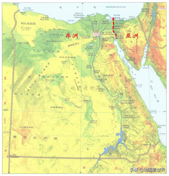 苏伊士运河是哪两个洲的分界线，苏伊士运河位于哪两个大洲之间（跨洲国家地图——法国地跨五大洲）