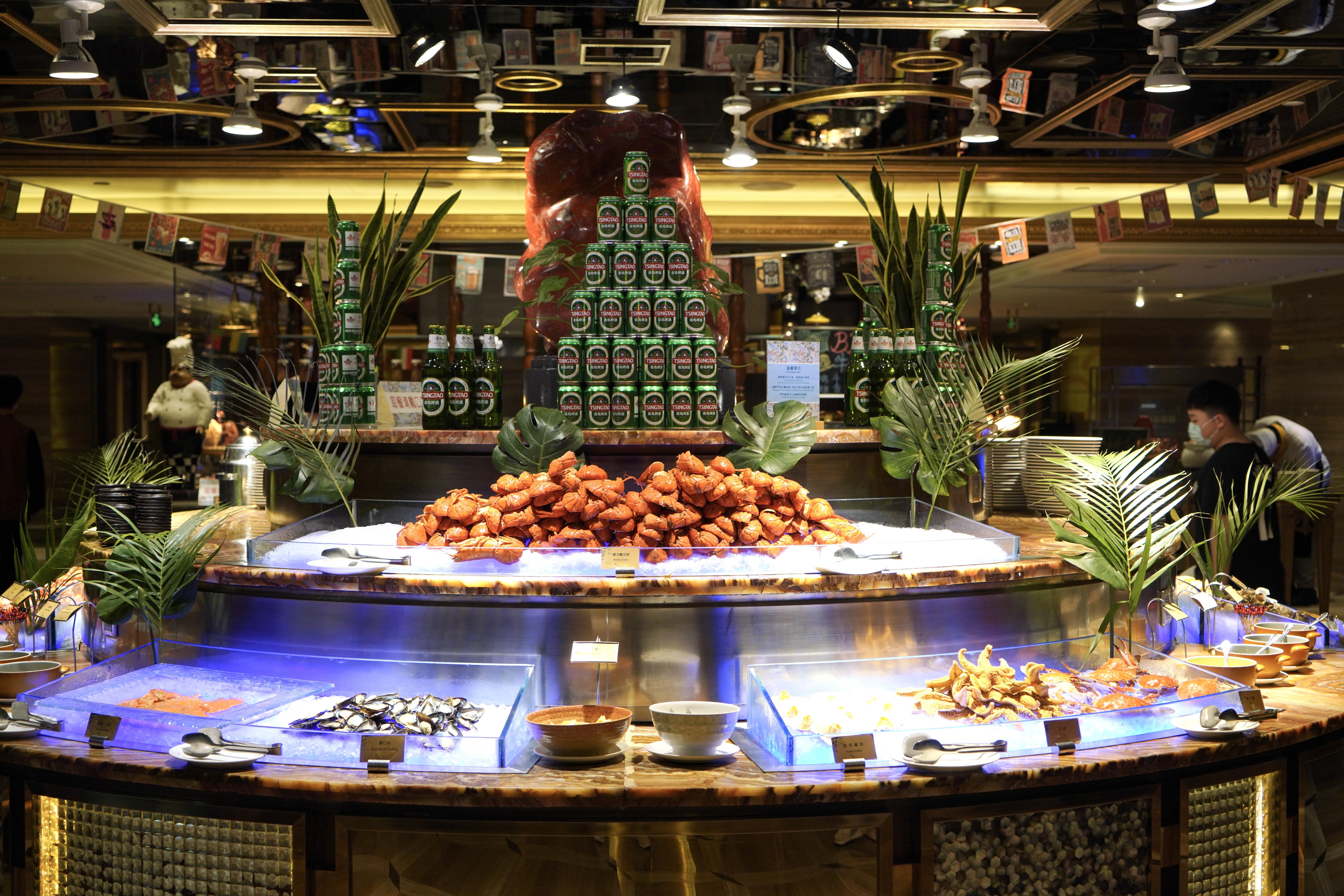 郑州上档次的自助餐厅，<九>郑州嘉锦酒店•乐彼思特海鲜自助餐厅