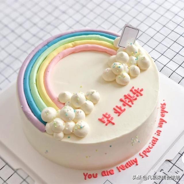 8寸和10寸的蛋糕比较图，8英寸蛋糕等于多少寸10寸吗（100款毕业蛋糕图片合集）