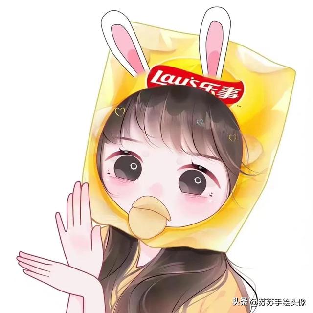 微信卡通图片头像，萌萌哒卡通Q版人物头像（呆萌又可爱的女生卡通头像）
