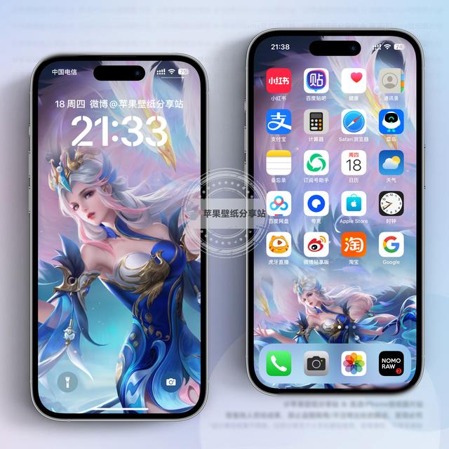 李白王者荣耀图片，王者荣耀李白黑白壁纸（李白玉鸾吟u0026王昭君青鸾有意）