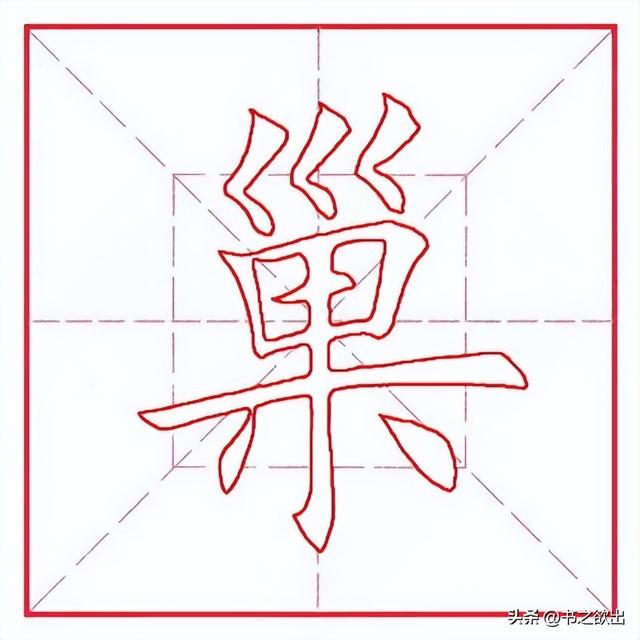 巢读音及解释，巢组词（每日一字428：巢）