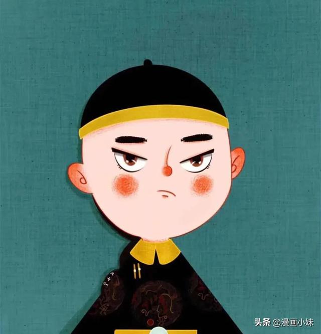 好看可爱手绘头像，可爱又十分有趣的古风卡通头像
