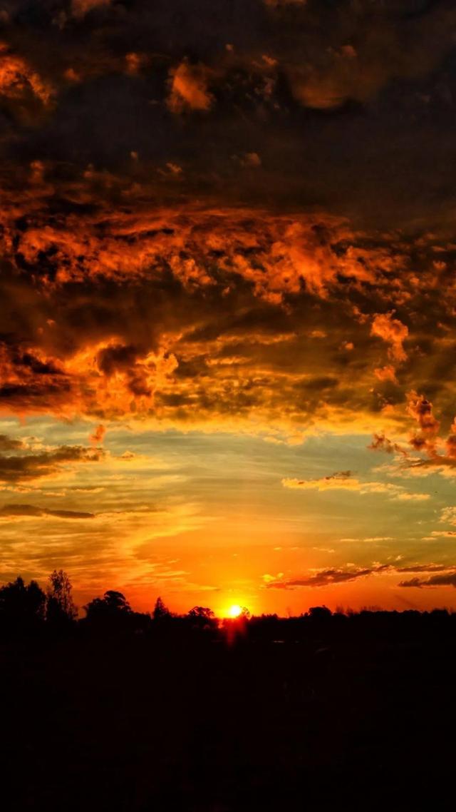 最美黄昏夕阳图片唯美图片
