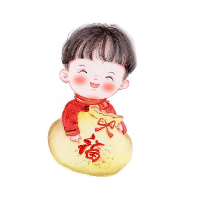 可爱头像男生萌萌哒，可爱呆萌的真人男生头像微信（超可爱的新年萌娃头像）