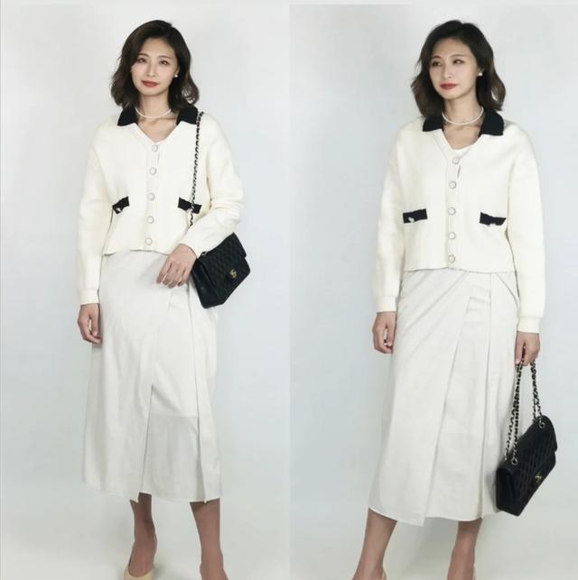 16种冬季女生穿衣搭配半身裙，冬天女生裙子搭配（冬天热门的“半身裙”）