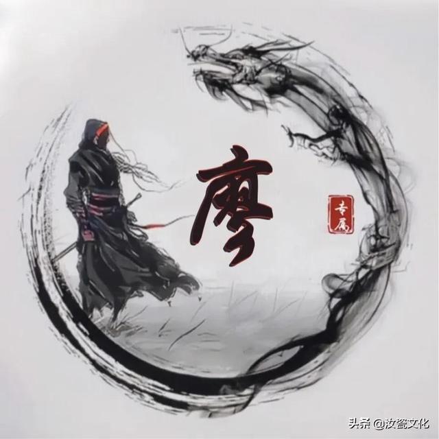 董字霸气头像图片，董字多少画.贤字多少画.钦字多少画（虎年水墨江湖姓氏头像拿走不谢）