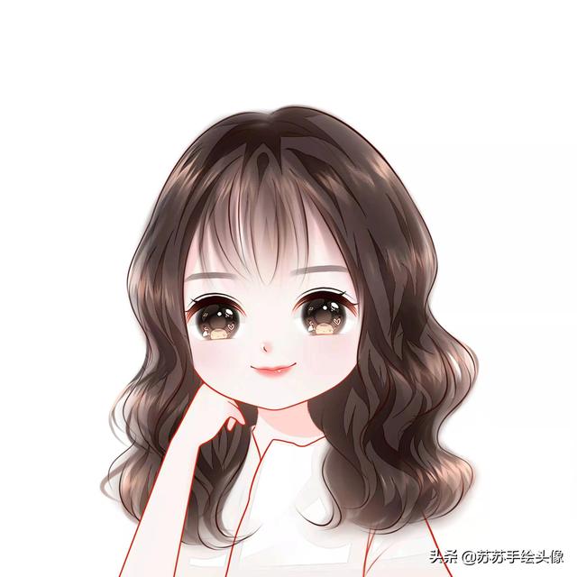 女生微信头像卡通，卡通微信女生头像（卡通可爱的女生头像）