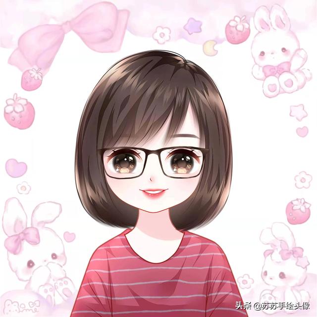 女生微信头像卡通，卡通微信女生头像（卡通可爱的女生头像）