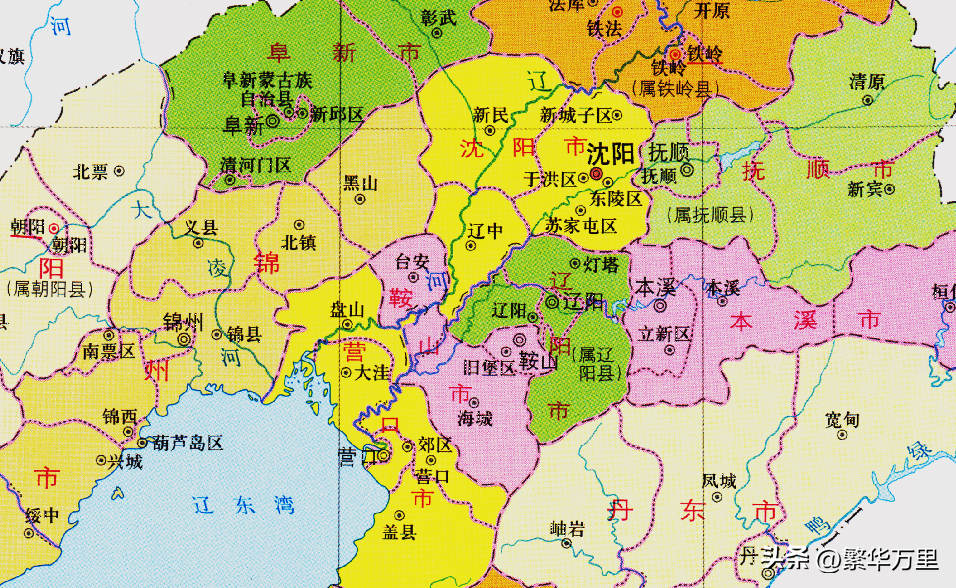 辽宁有多少个市(辽宁西部都有哪些城市)