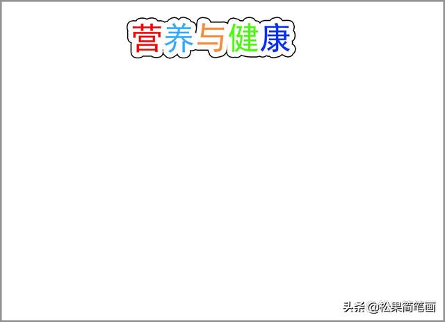 手抄报简单字又少，手抄报图片简单字又少（学生营养日手抄报模板）