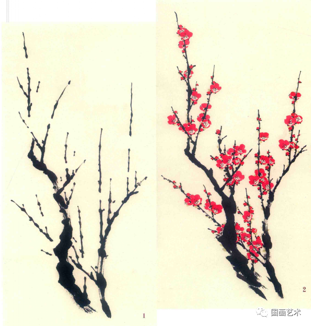 梅花怎么画简单又好看，梅花简笔画怎么画（图文教程——梅花基本画法）