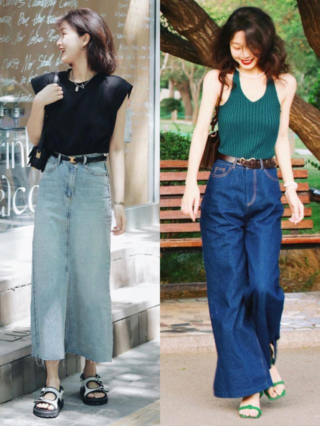 牛仔裤的款式，牛仔裤的款式有哪些（这5种搭配一套比一套洋气）