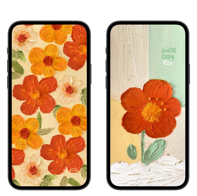 好好看的油彩画  背景图，画一幅油彩画（原图壁纸，高清油彩画）