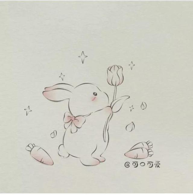 怎样画小兔子简笔画，怎样画小兔子简笔画有颜色（可爱简笔画小兔子）
