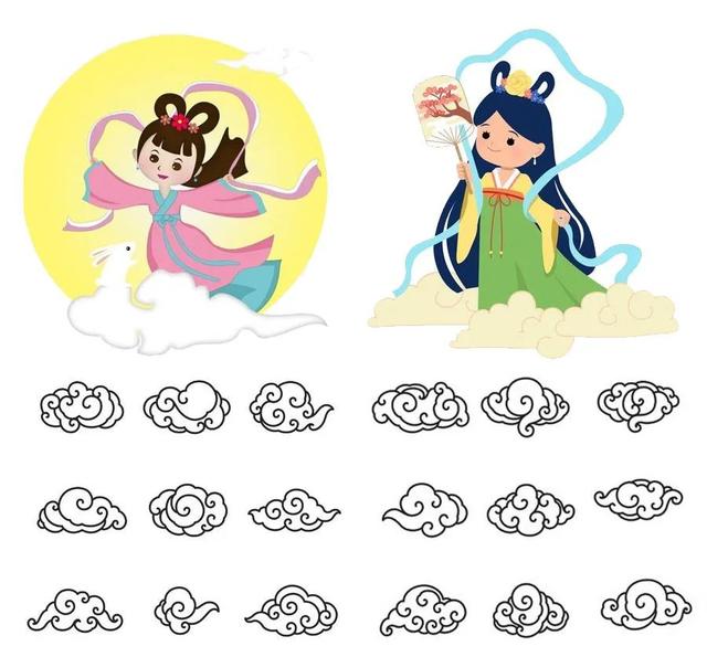 多个正方体重叠的画法,多个正方体重叠的画法教程(创意剪贴画--中秋