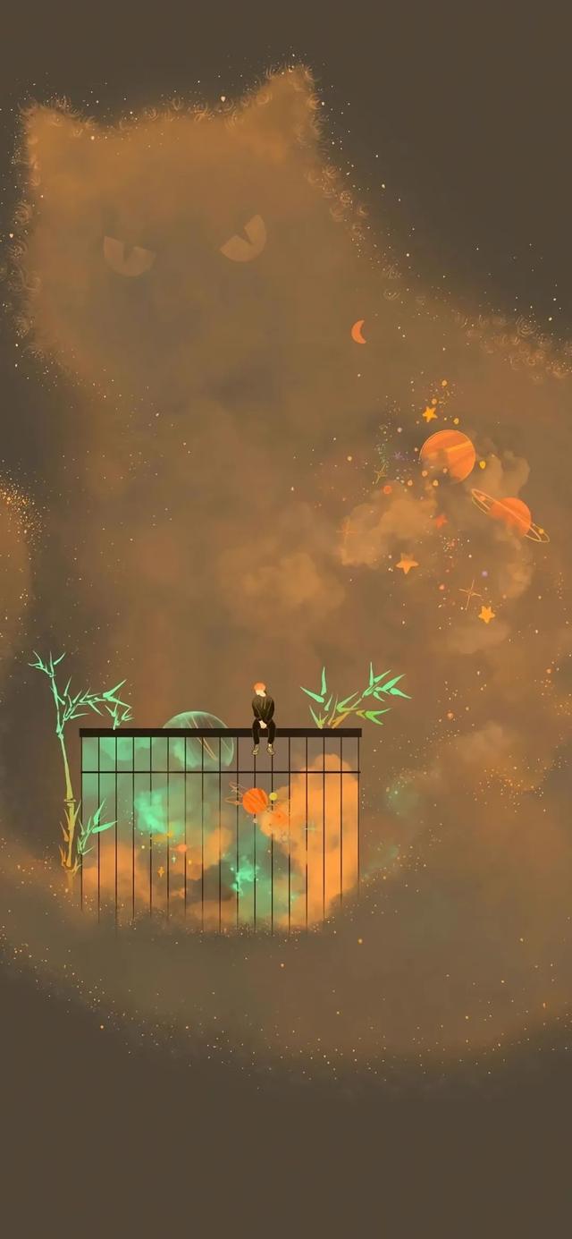 失望,夜晚来了我还依然睁着眼睛出自三毛的哪本书(壁纸,唯美梦境插画