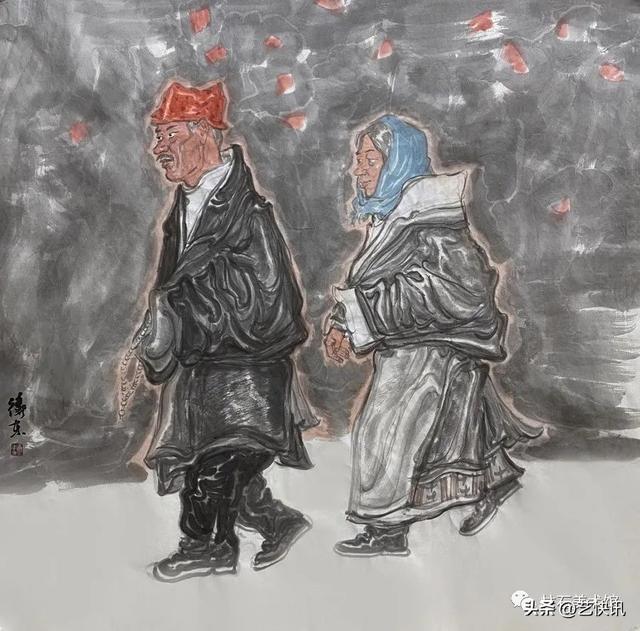 国画大写意人物画欣赏，写意人物画 ， 巫卫东
