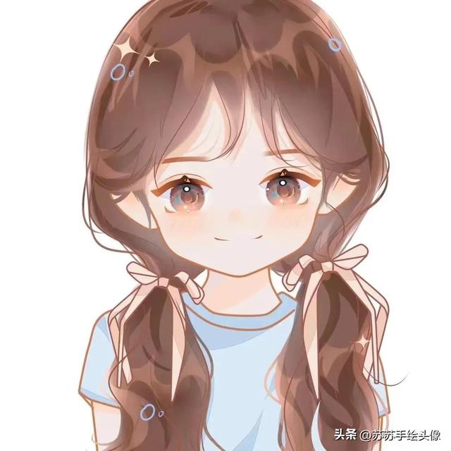 微信卡通图片头像，萌萌哒卡通Q版人物头像（呆萌又可爱的女生卡通头像）