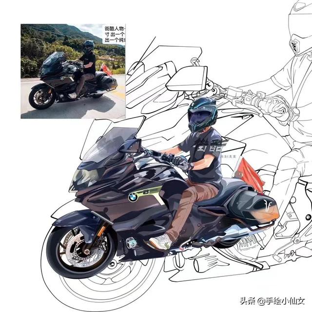 网红图片男生头像，网红男生头像（机车系列男士微信头像）