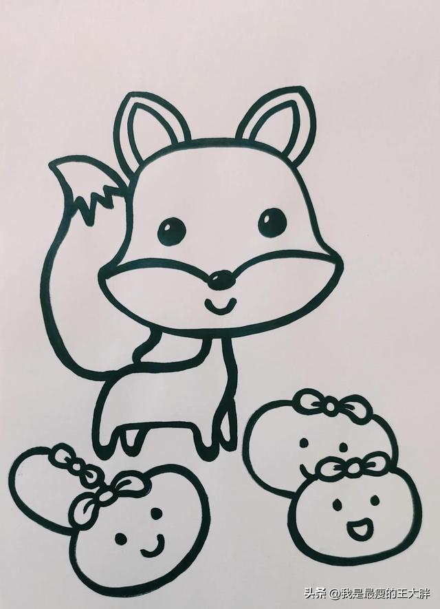 5-7岁幼儿学画画教程，5-8岁儿童学画画（儿童小动物简笔画）