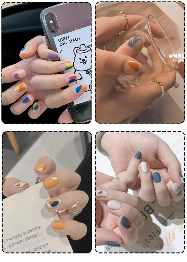 美甲，美甲美睫培训学校学费多少（开春画上这些“美甲”样式图片）