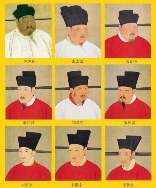 宋朝年号一览表：北宋九帝，每个人的年号、谥号、庙号和在位时长