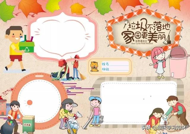 垃圾分类的手抄报怎么画，垃圾分类的手抄报怎么画 简单（垃圾分类<环保>手抄报集）