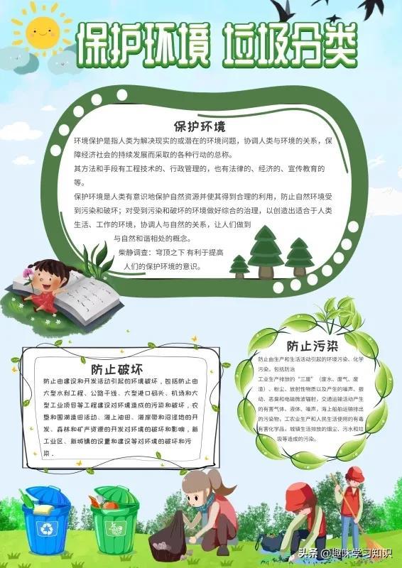 垃圾分类的手抄报怎么画，垃圾分类的手抄报怎么画 简单（垃圾分类<环保>手抄报集）